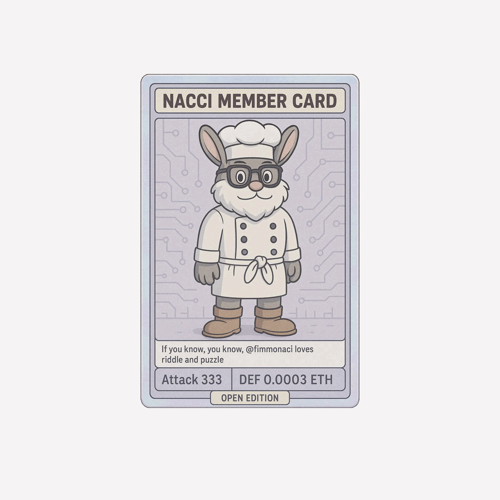 Image for Nacci's Member Card item
