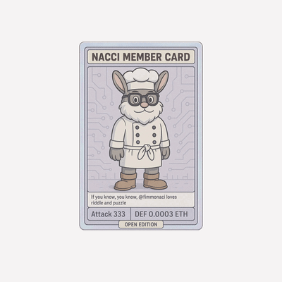 Image for Nacci's Member Card item