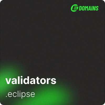 Image for validators.eclipse item