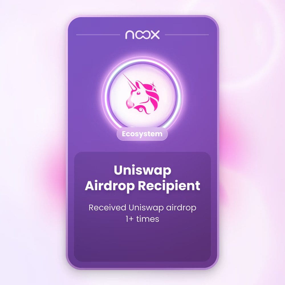 Nooxfinance Uniswap Airdrop Receipent 6518