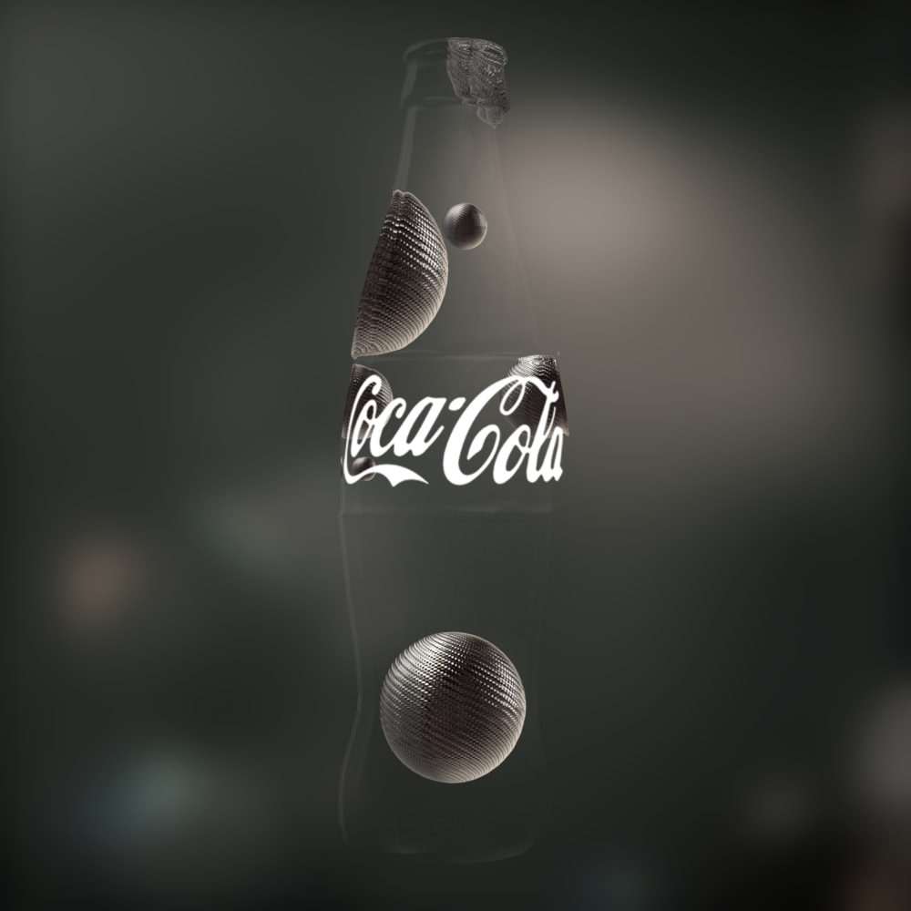 Coca-Cola Friendship Bottle #1244