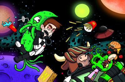 Image for Turbo & Dan: Intergalactic Munchies Mayhem item