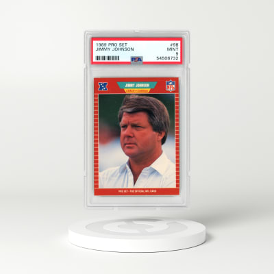 1989 Pro Set #98 Jimmy Johnson (PSA 9 MINT)